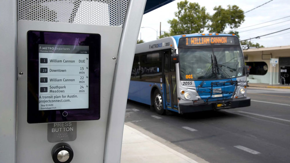 Affichage fixe pour arrêt de bus - e-paper - ABRI - Poteau